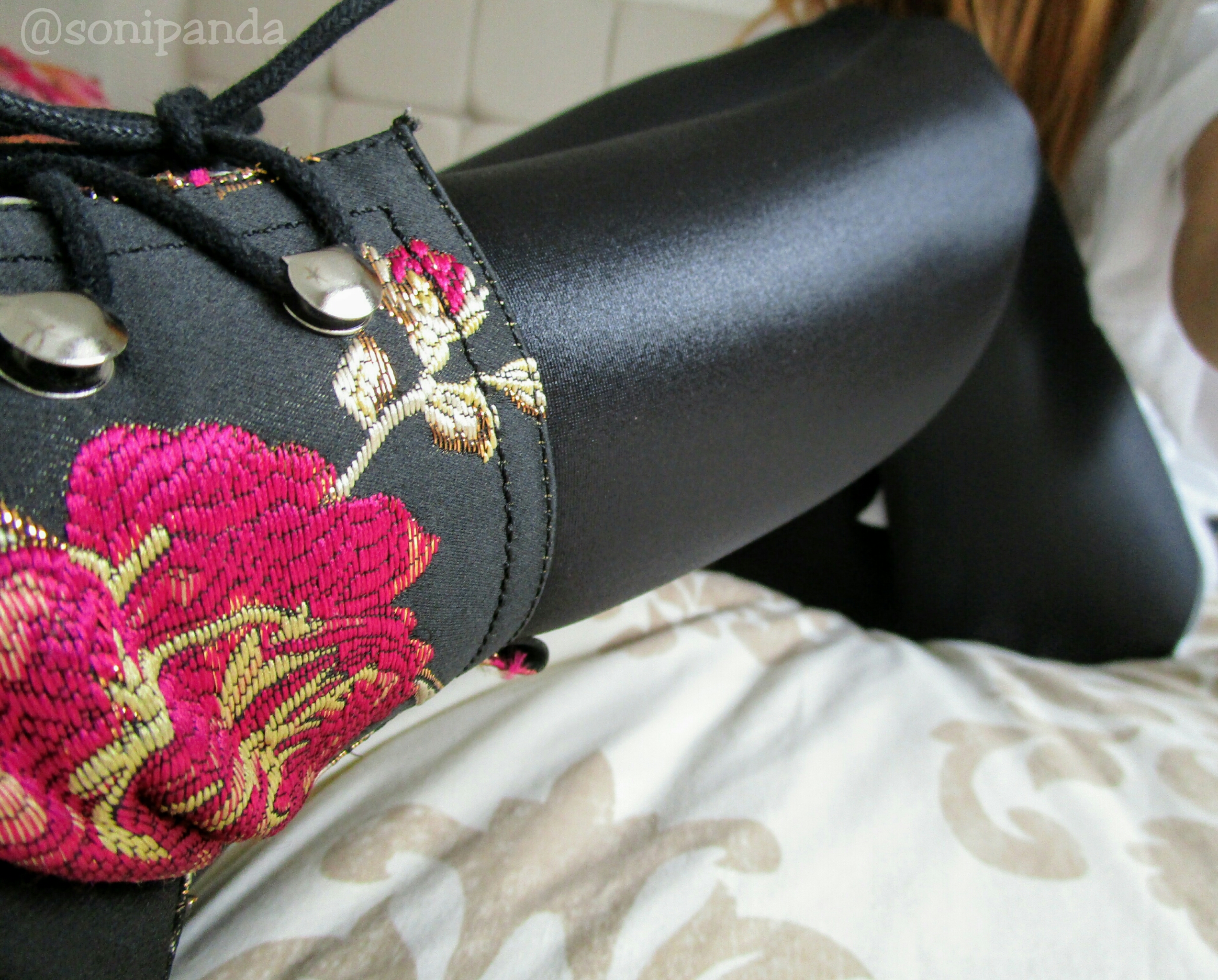 Gatta Black Brillant Tights