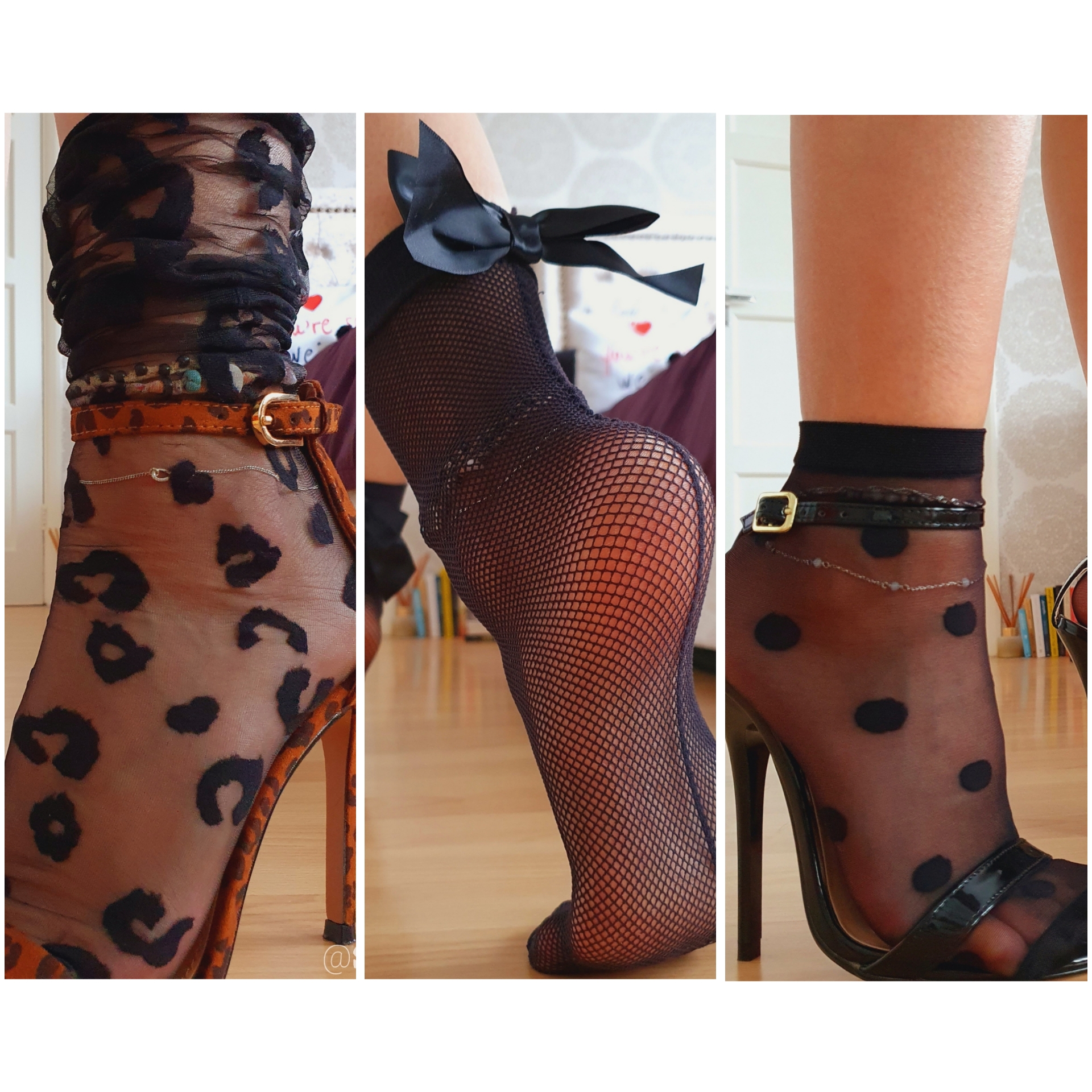 Carra Hosiery Socks Collection: See My Bow, Polka Dot Anklet & Leopard Pawse